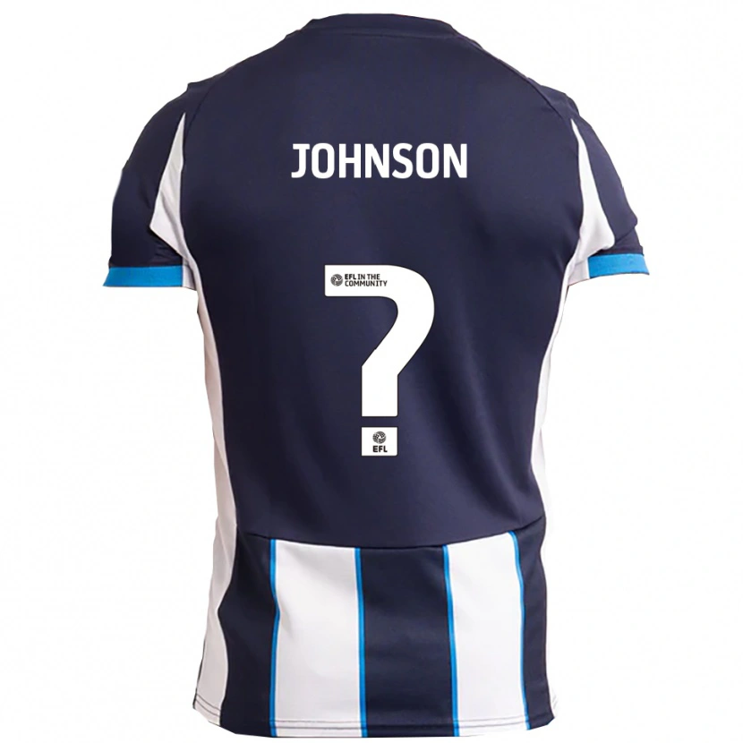 Danxen Kid Georgia Johnson #0 White Navy Away Jersey 2025/26 T-Shirt