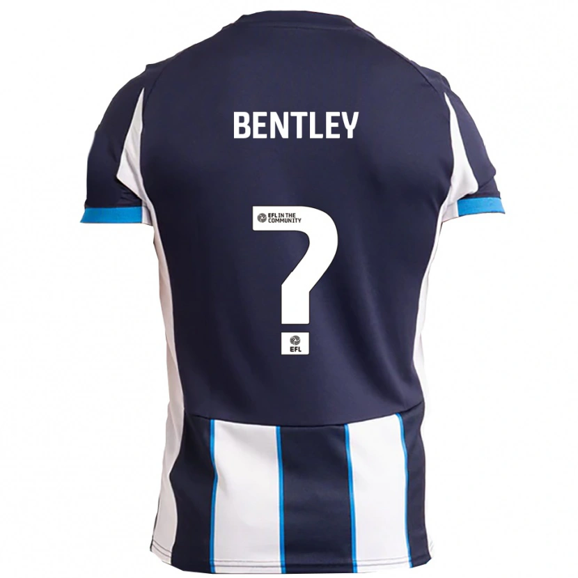 Danxen Kid Kenzie Bentley #0 White Navy Away Jersey 2025/26 T-Shirt