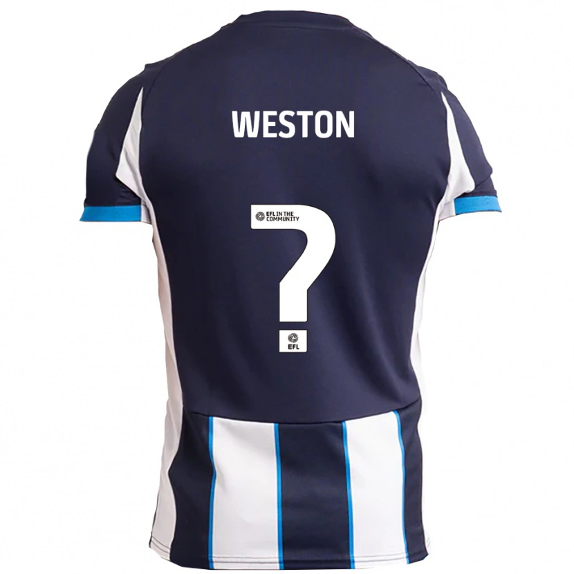 Danxen Kid Lily Weston #0 White Navy Away Jersey 2025/26 T-Shirt