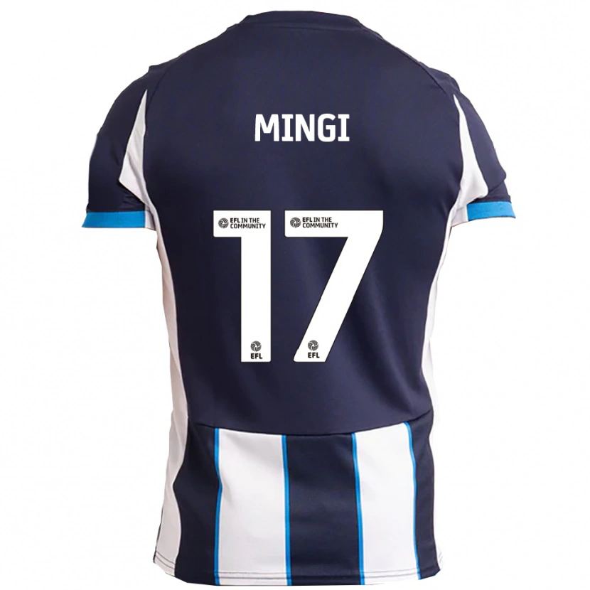 Danxen Kid Jay Mingi #17 White Navy Away Jersey 2025/26 T-Shirt