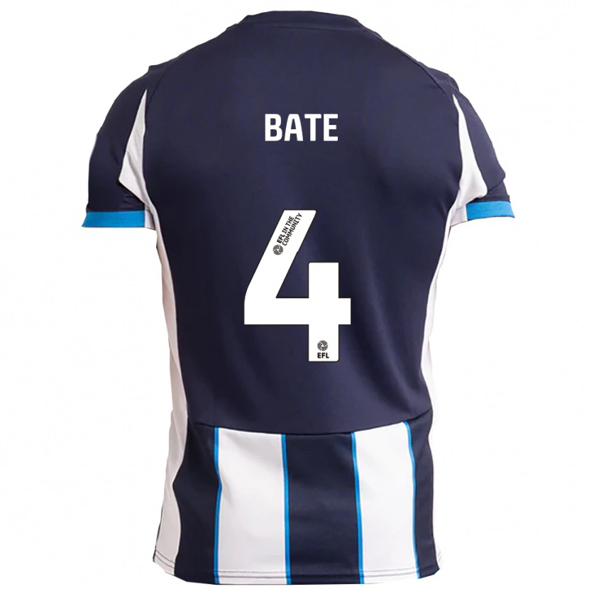 Danxen Kid Lewis Bate #4 White Navy Away Jersey 2025/26 T-Shirt