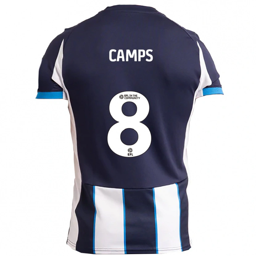 Danxen Kid Callum Camps #8 White Navy Away Jersey 2025/26 T-Shirt