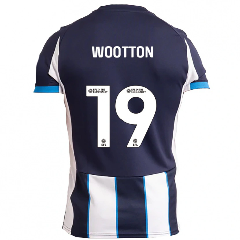 Danxen Kid Kyle Wootton #19 White Navy Away Jersey 2025/26 T-Shirt