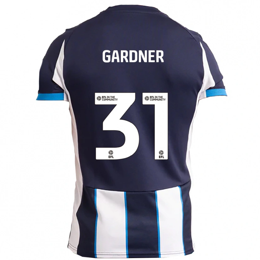 Danxen Kid Che Gardner #31 White Navy Away Jersey 2025/26 T-Shirt