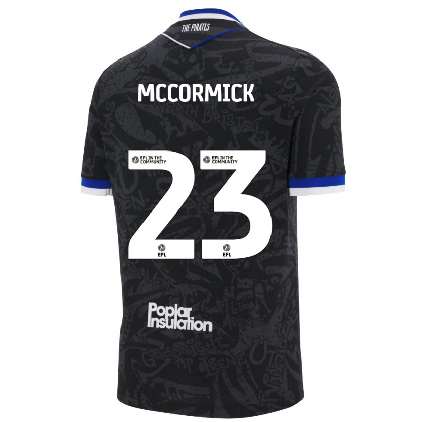Danxen Kid Luke Mccormick #23 Black White Away Jersey 2025/26 T-Shirt