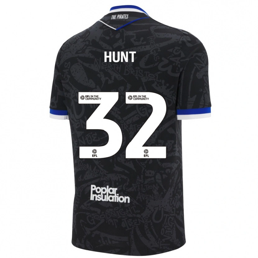 Danxen Kid Jack Hunt #32 Black White Away Jersey 2025/26 T-Shirt