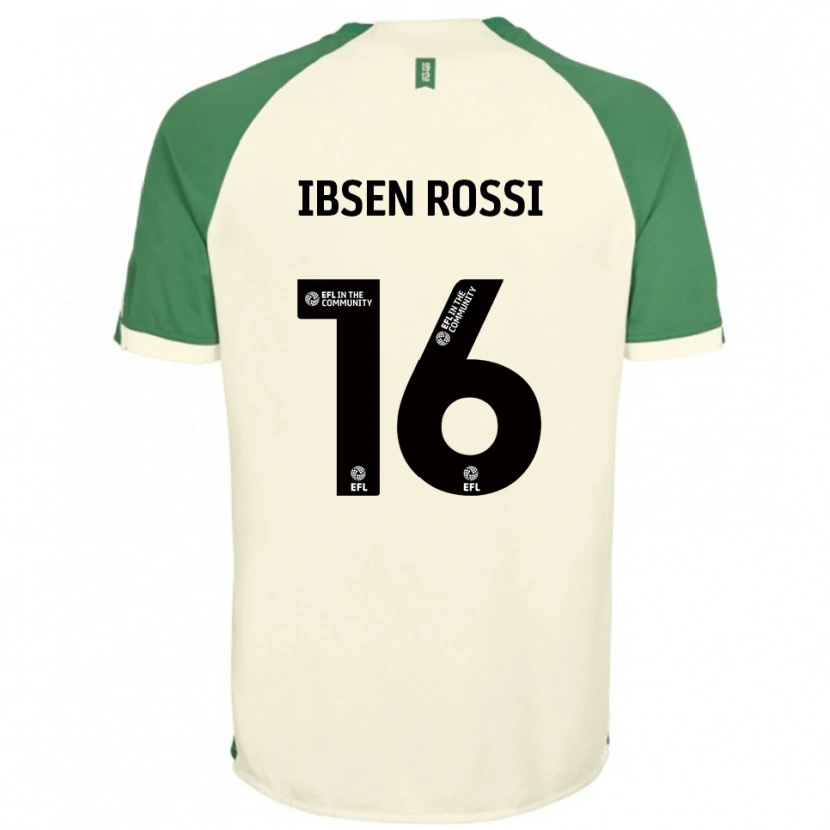 Danxen Kid Zeno Ibsen Rossi #16 Off-White Green Away Jersey 2025/26 T-Shirt