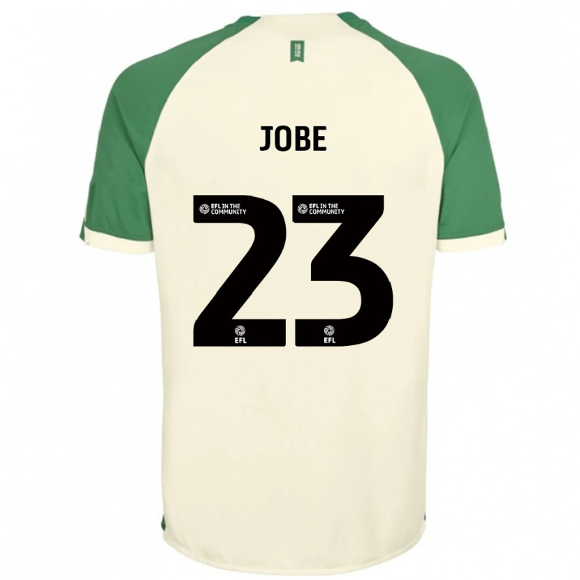Danxen Kid Mamadou Jobe #23 Off-White Green Away Jersey 2025/26 T-Shirt