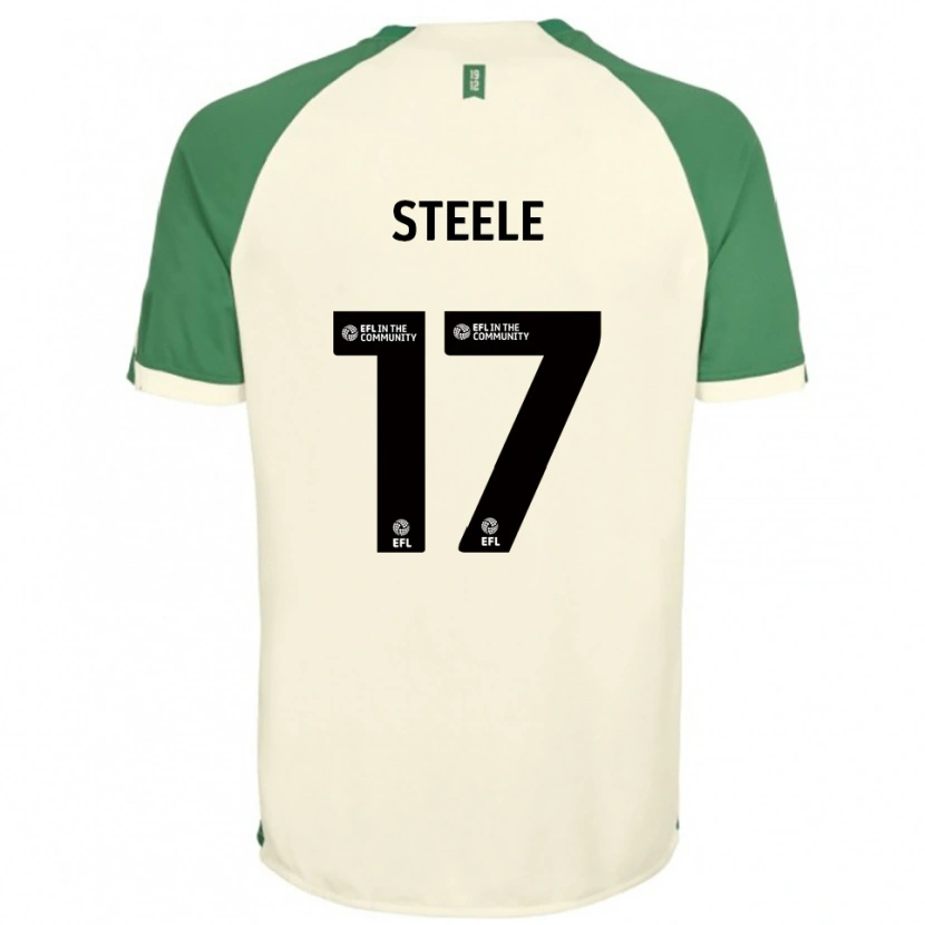 Danxen Kid Fran Steele #17 Off-White Green Away Jersey 2025/26 T-Shirt