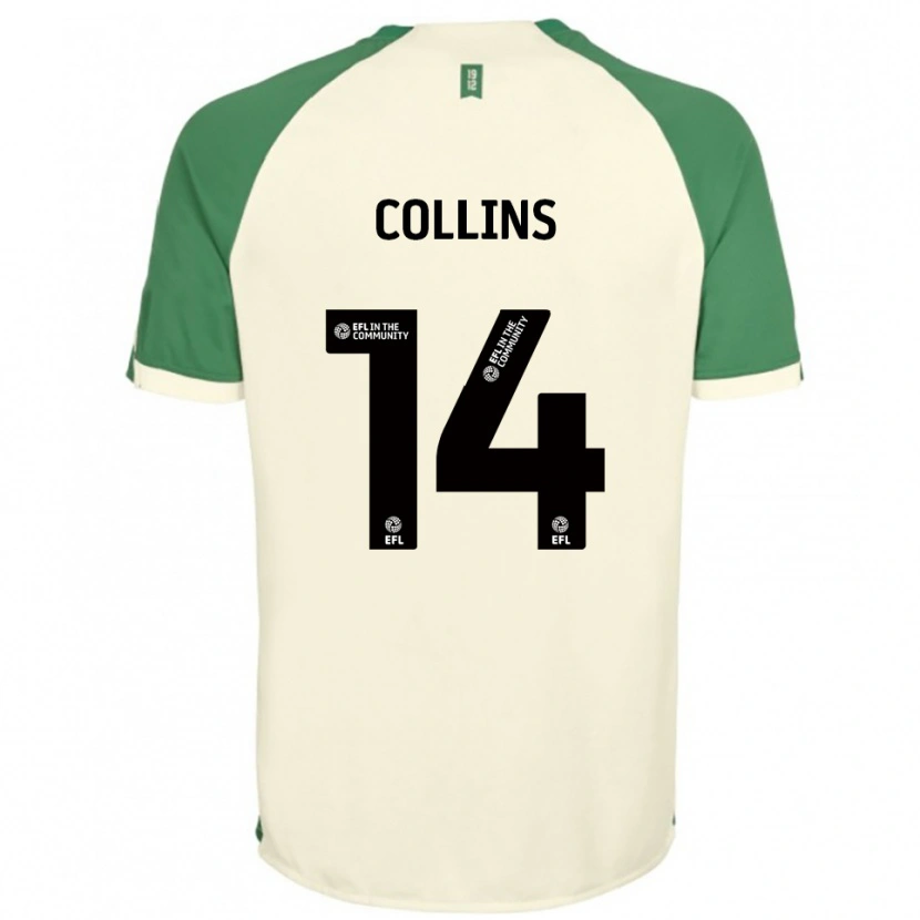 Danxen Kid Natasha Collins #14 Off-White Green Away Jersey 2025/26 T-Shirt