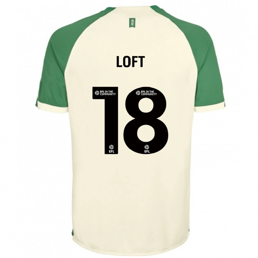 Danxen Kid Ryan Loft #18 Off-White Green Away Jersey 2025/26 T-Shirt