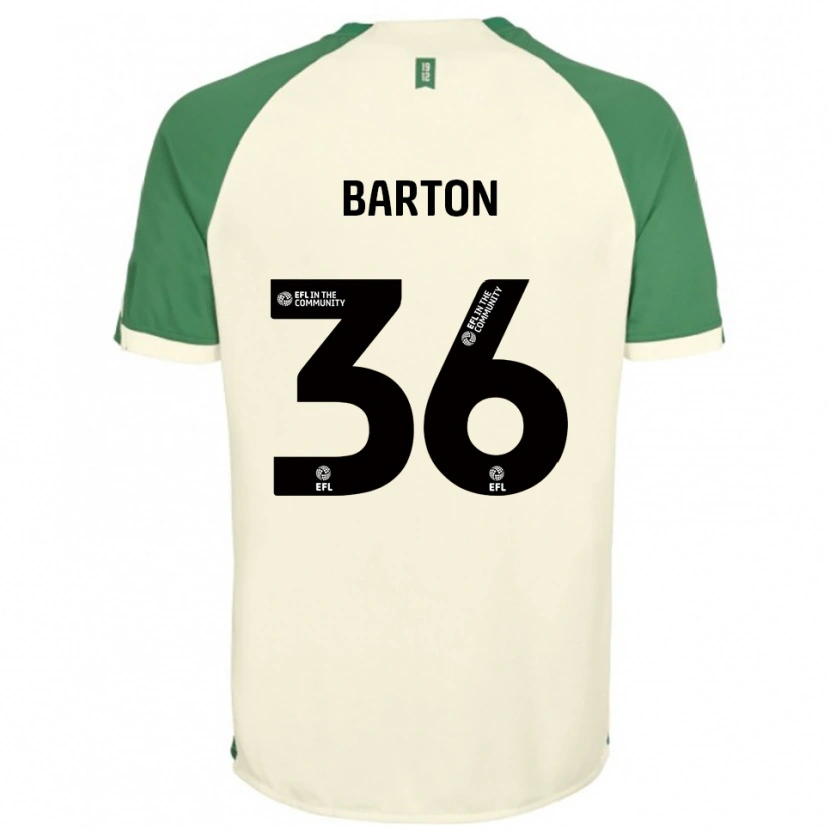 Danxen Kid Dan Barton #36 Off-White Green Away Jersey 2025/26 T-Shirt