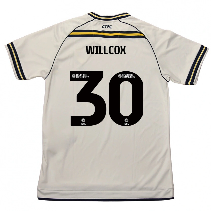 Danxen Kid Freddy Willcox #30 White Navy Away Jersey 2025/26 T-Shirt