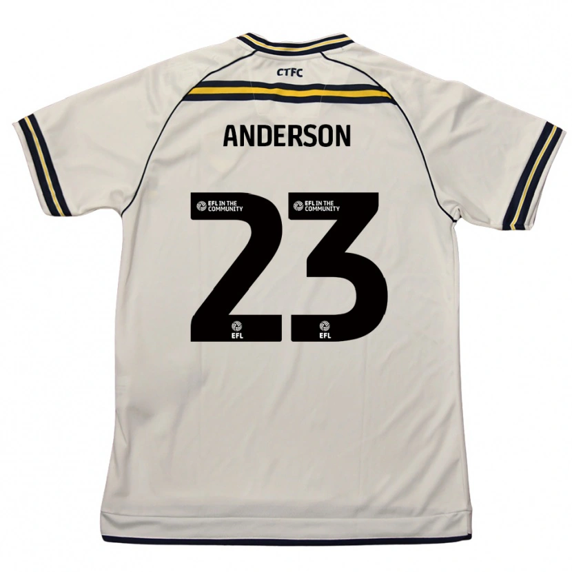 Danxen Kid Taine Anderson #23 White Navy Away Jersey 2025/26 T-Shirt