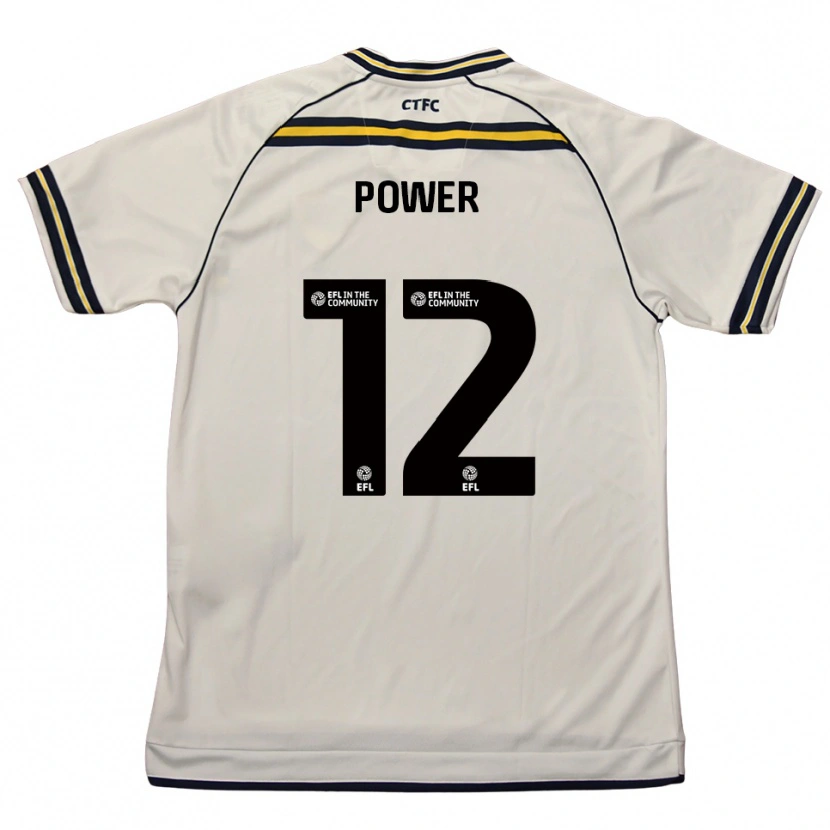Danxen Kid Darragh Power #12 White Navy Away Jersey 2025/26 T-Shirt