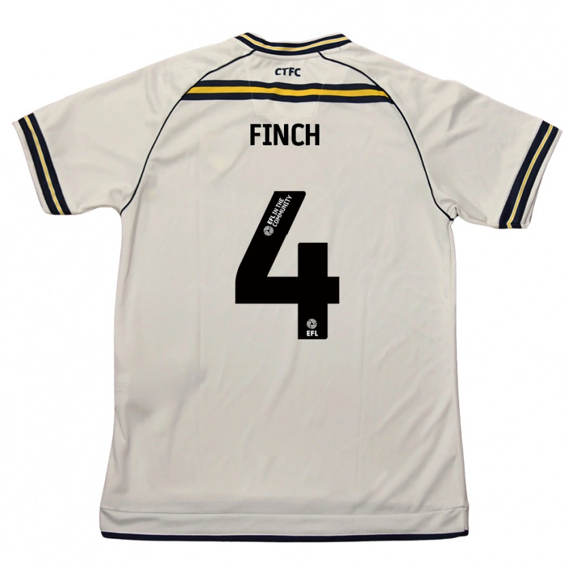 Danxen Kid Holly Finch #4 White Navy Away Jersey 2025/26 T-Shirt