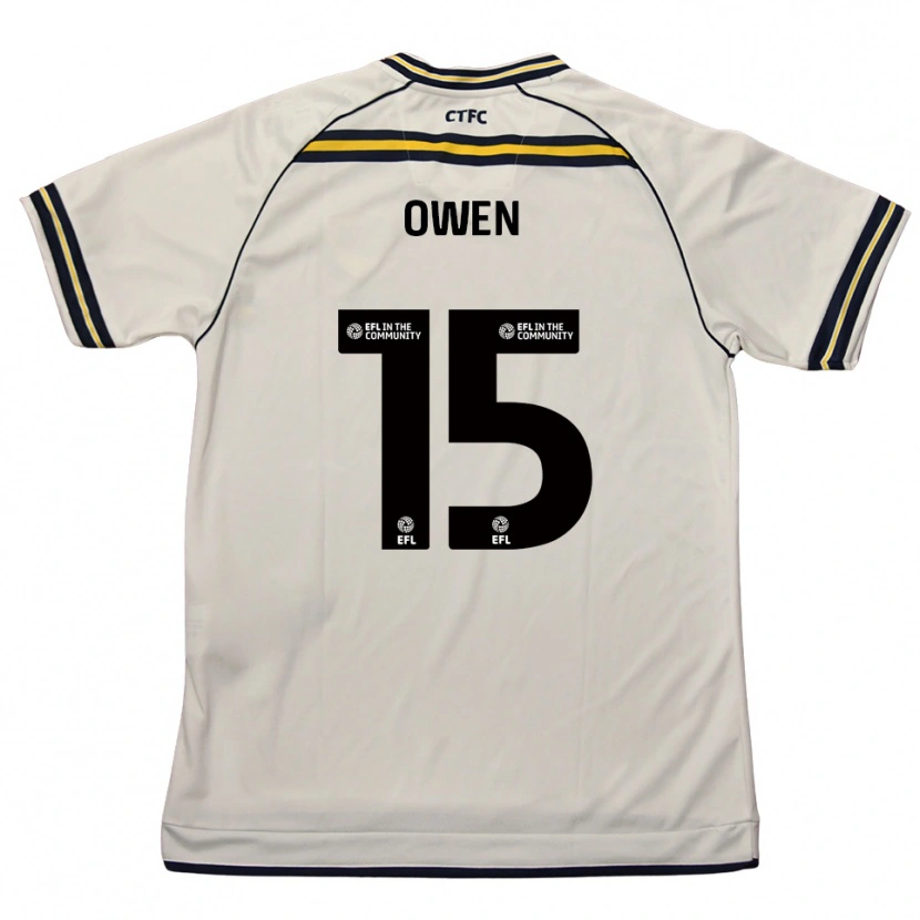 Danxen Kid Emily Owen #15 White Navy Away Jersey 2025/26 T-Shirt