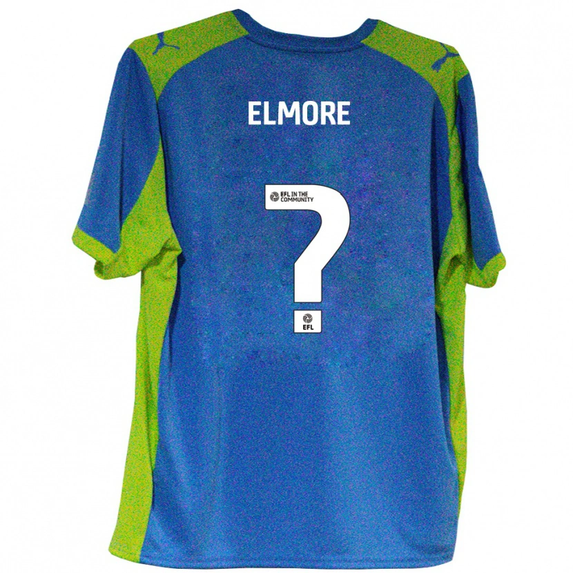 Danxen Kid Harry Elmore #0 Sky Blue Yellow Away Jersey 2025/26 T-Shirt