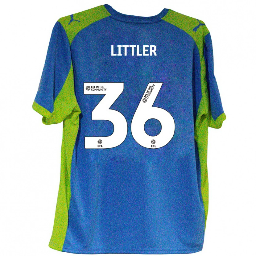 Danxen Kid Zack Littler #36 Sky Blue Yellow Away Jersey 2025/26 T-Shirt