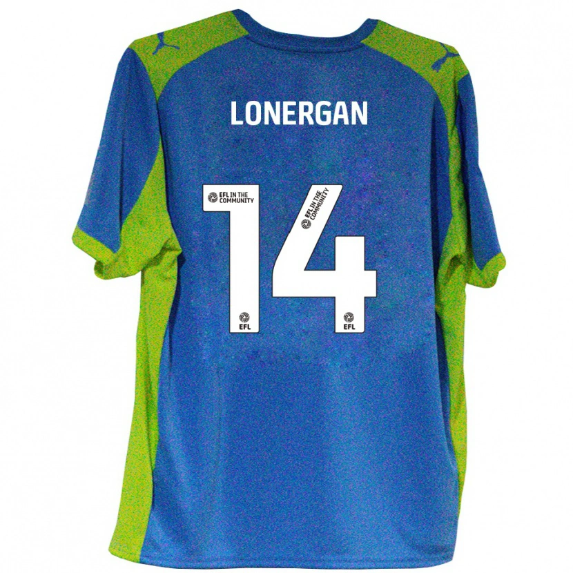 Danxen Kid Tommy Lonergan #14 Sky Blue Yellow Away Jersey 2025/26 T-Shirt