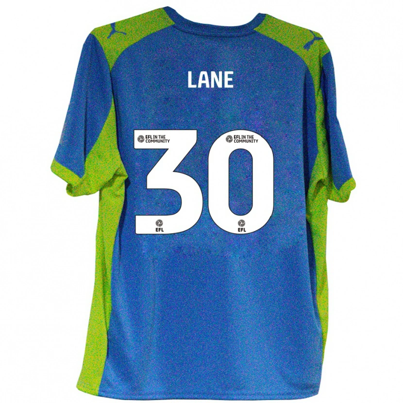 Danxen Kid Mikey Lane #30 Sky Blue Yellow Away Jersey 2025/26 T-Shirt