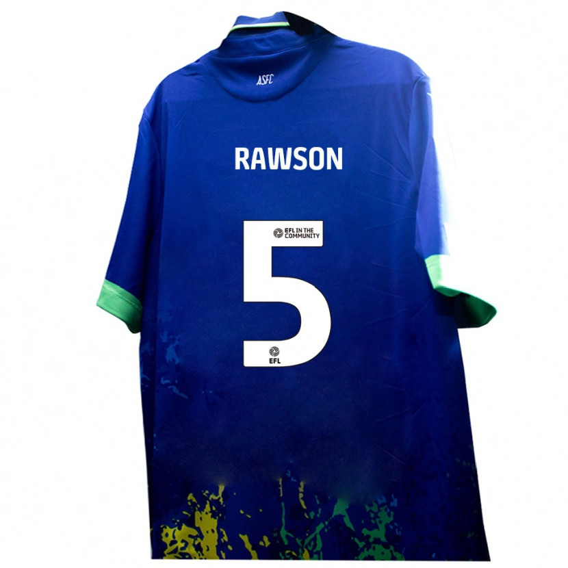 Danxen Kid Farrend Rawson #5 Blue Yellow Away Jersey 2025/26 T-Shirt
