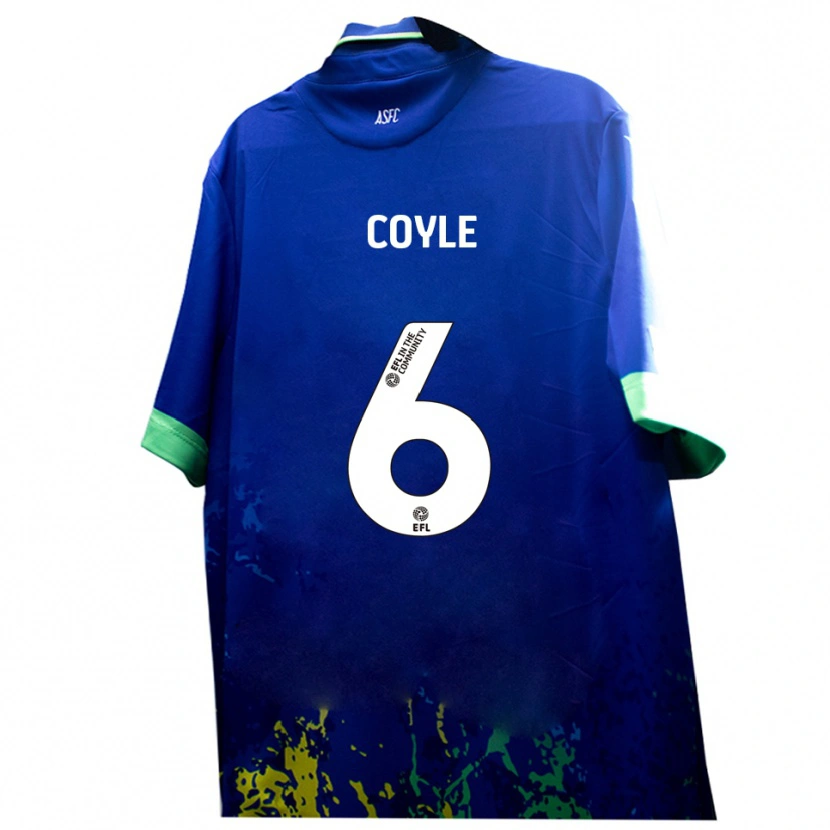 Danxen Kid Liam Coyle #6 Blue Yellow Away Jersey 2025/26 T-Shirt