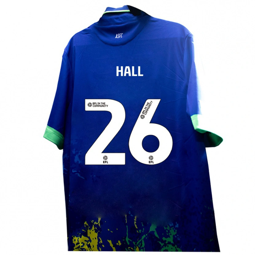 Danxen Kid Charlie Hall #26 Blue Yellow Away Jersey 2025/26 T-Shirt