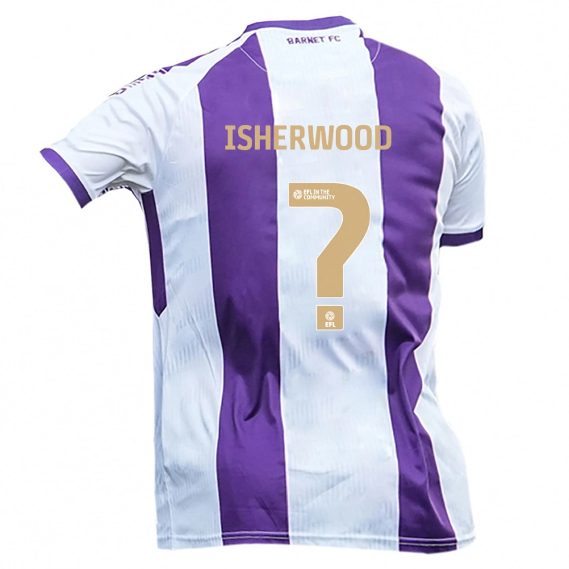 Danxen Kid Millie Isherwood #0 White Purple Away Jersey 2025/26 T-Shirt