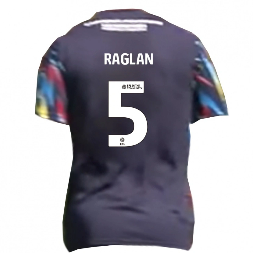 Danxen Kid Charlie Raglan #5 Navy Yellow Red Away Jersey 2025/26 T-Shirt