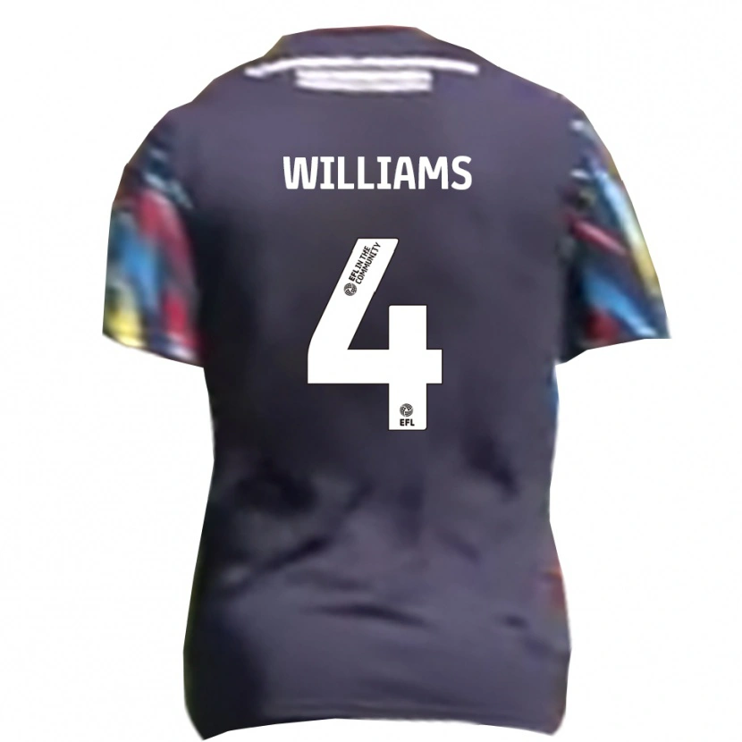 Danxen Kid Mj Williams #4 Navy Yellow Red Away Jersey 2025/26 T-Shirt