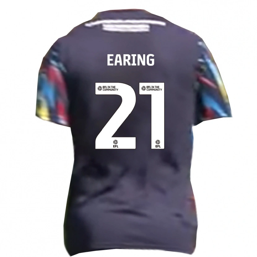 Danxen Kid Jack Earing #21 Navy Yellow Red Away Jersey 2025/26 T-Shirt