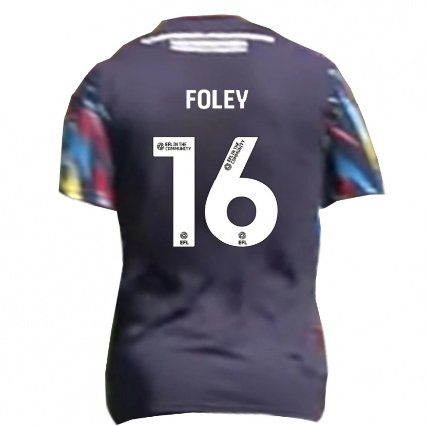 Danxen Kid Sam Foley #16 Navy Yellow Red Away Jersey 2025/26 T-Shirt