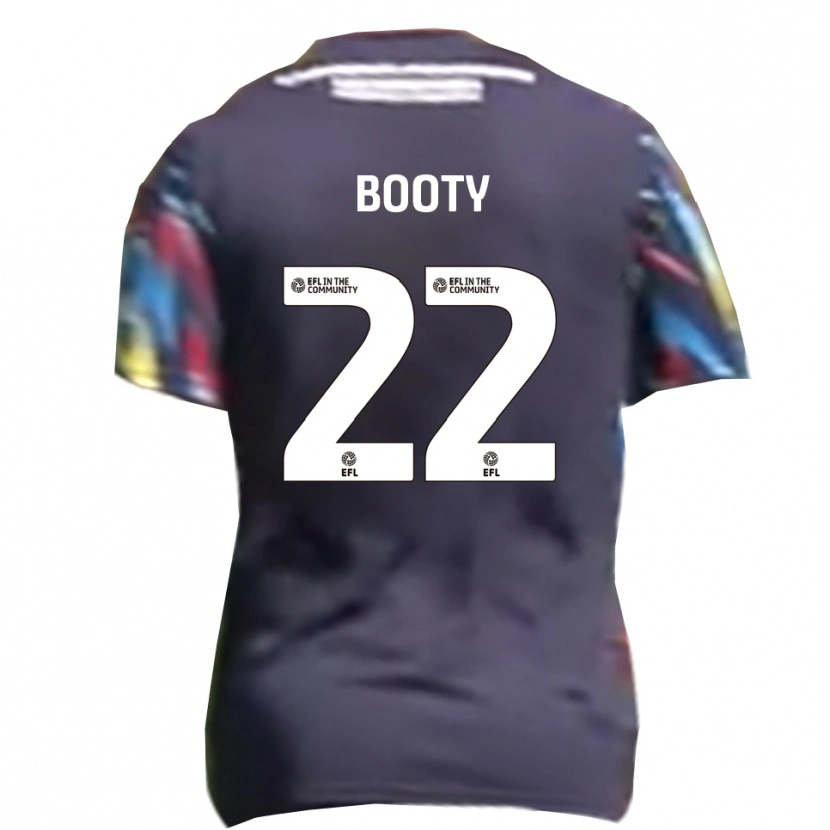 Danxen Kid Regan Booty #22 Navy Yellow Red Away Jersey 2025/26 T-Shirt