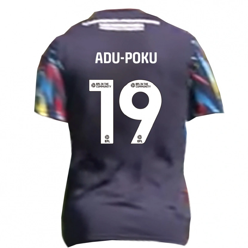 Danxen Kid Michael Adu-Poku #19 Navy Yellow Red Away Jersey 2025/26 T-Shirt