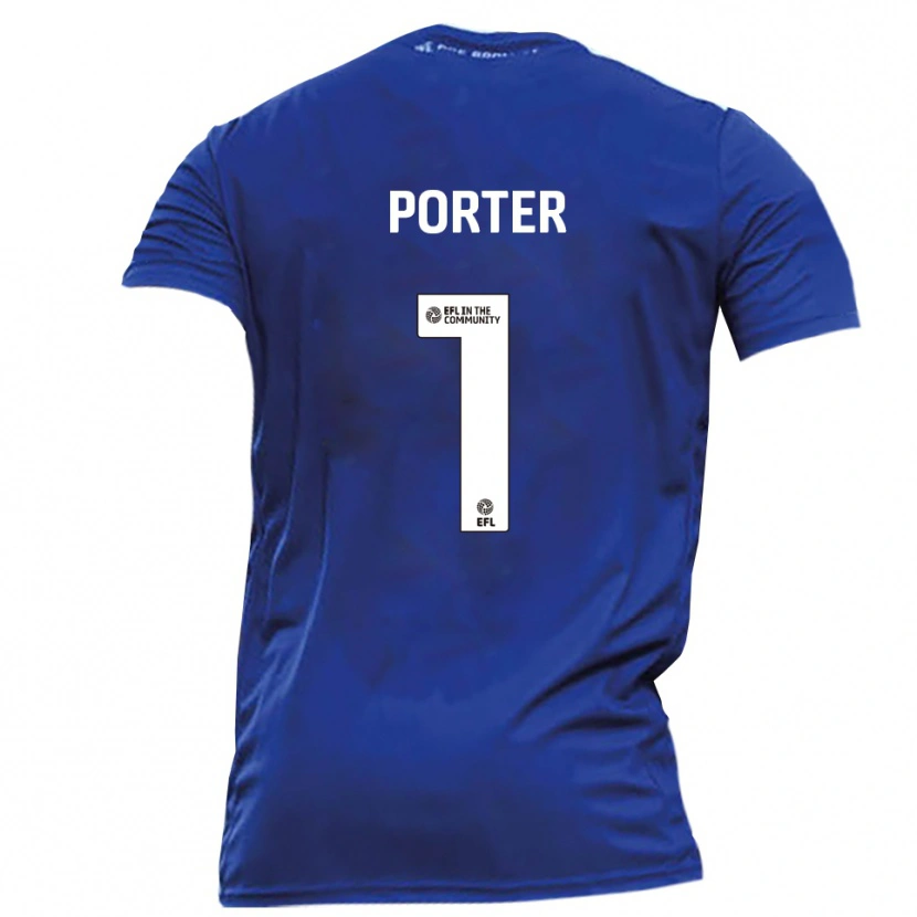 Danxen Kid George Porter #1 Blue White Away Jersey 2025/26 T-Shirt