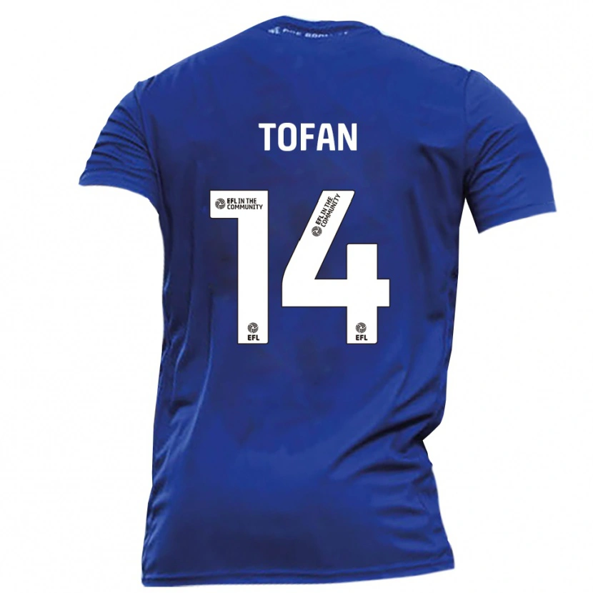Danxen Kid Rob Tofan #14 Blue White Away Jersey 2025/26 T-Shirt