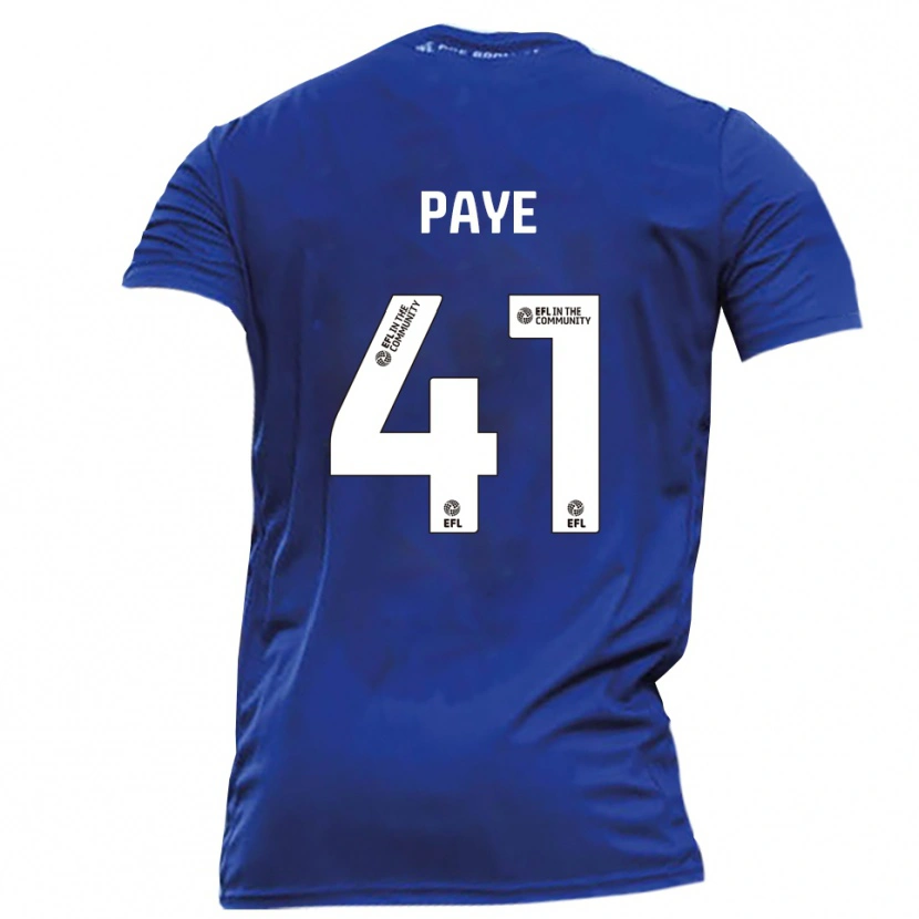 Danxen Kid Charlie Paye #41 Blue White Away Jersey 2025/26 T-Shirt