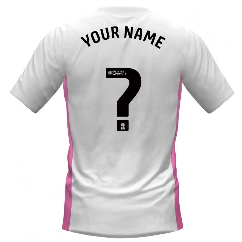 Danxen Kid Your Name #0 White Red Away Jersey 2025/26 T-Shirt