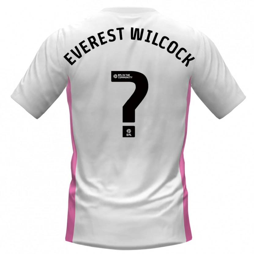 Danxen Kid Tom Everest Wilcock #0 White Red Away Jersey 2025/26 T-Shirt