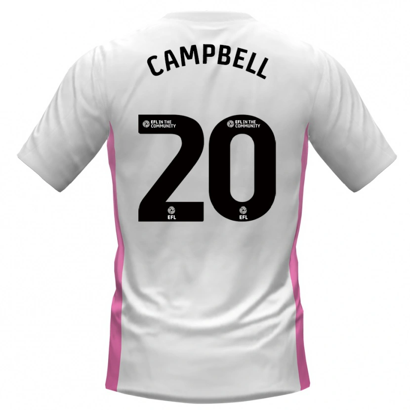 Danxen Kid Vontae Daley-Campbell #20 White Red Away Jersey 2025/26 T-Shirt
