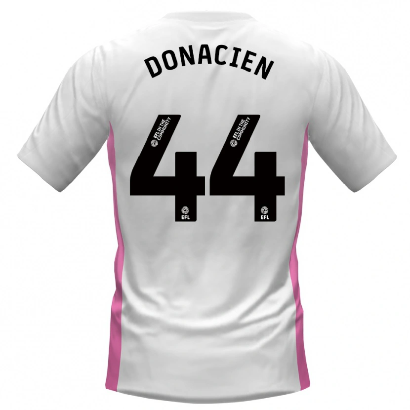 Danxen Kid Janoi Donacien #44 White Red Away Jersey 2025/26 T-Shirt
