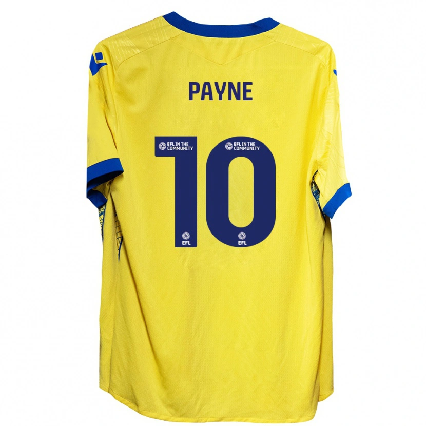 Danxen Kid Jack Payne #10 Yellow Blue Away Jersey 2025/26 T-Shirt