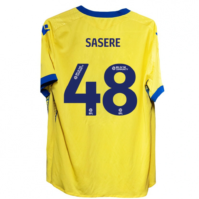 Danxen Kid James Sasere #48 Yellow Blue Away Jersey 2025/26 T-Shirt