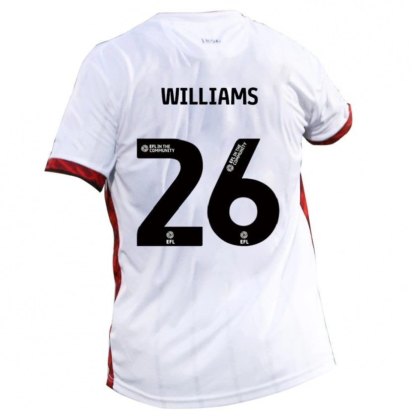 Danxen Kid Jay Williams #26 White Red Black Away Jersey 2025/26 T-Shirt