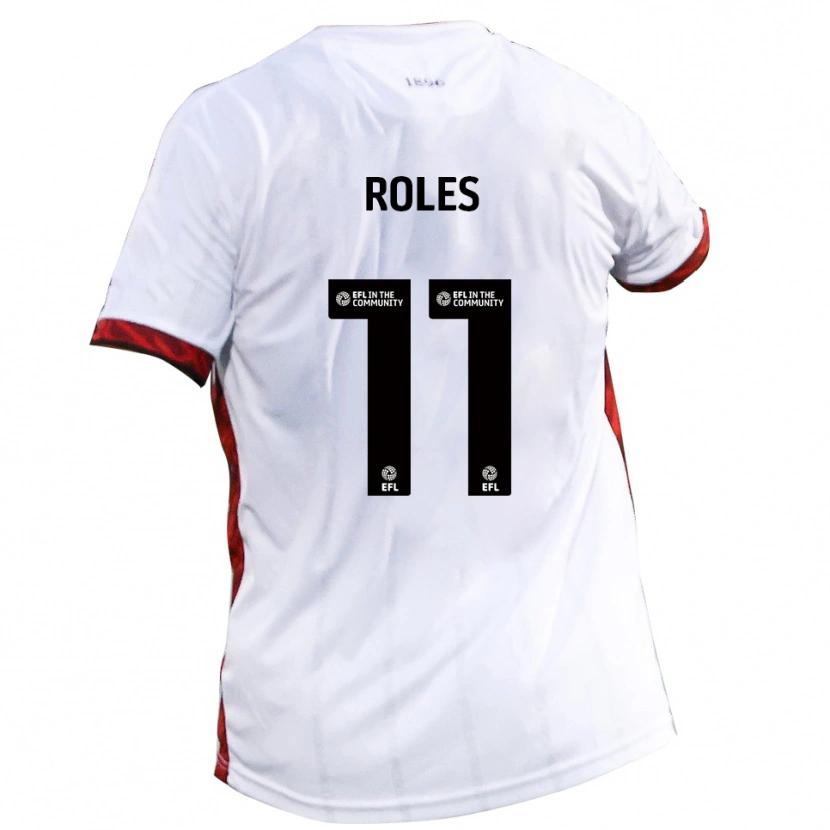 Danxen Kid Jack Roles #11 White Red Black Away Jersey 2025/26 T-Shirt