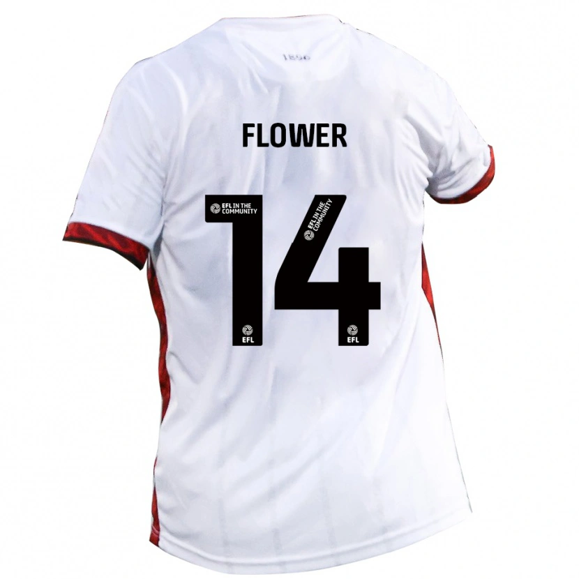 Danxen Kid Louis Flower #14 White Red Black Away Jersey 2025/26 T-Shirt