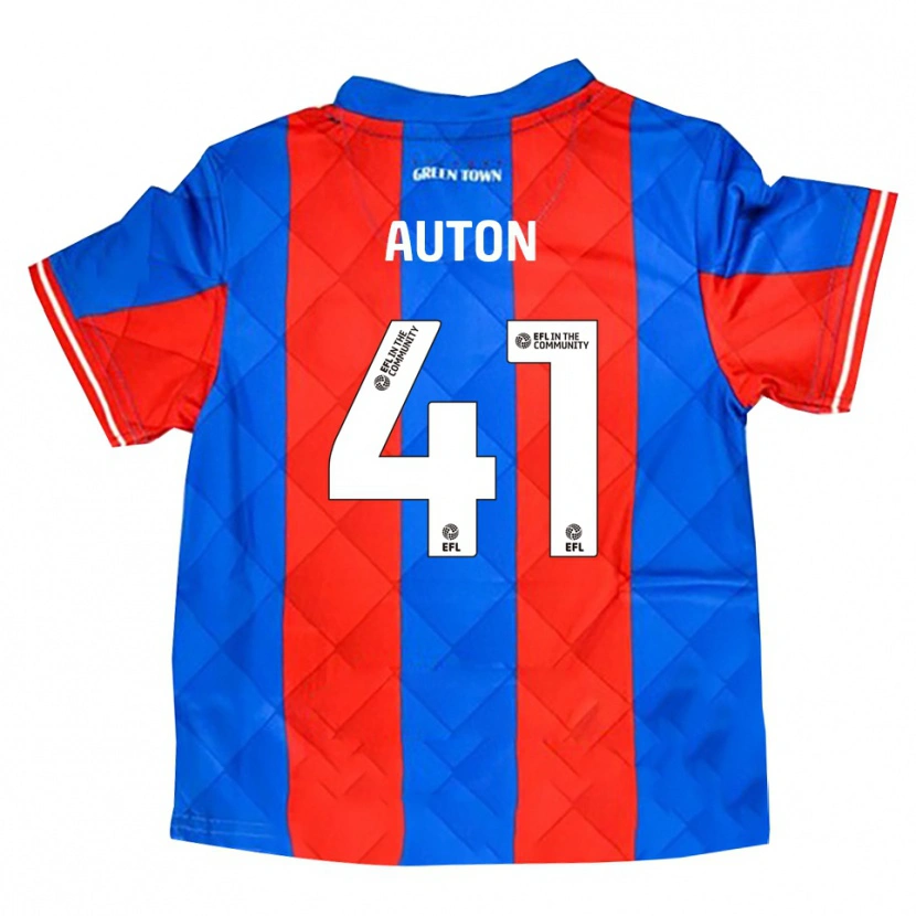 Danxen Kid Sebastian Auton #41 Blue Red White Away Jersey 2025/26 T-Shirt