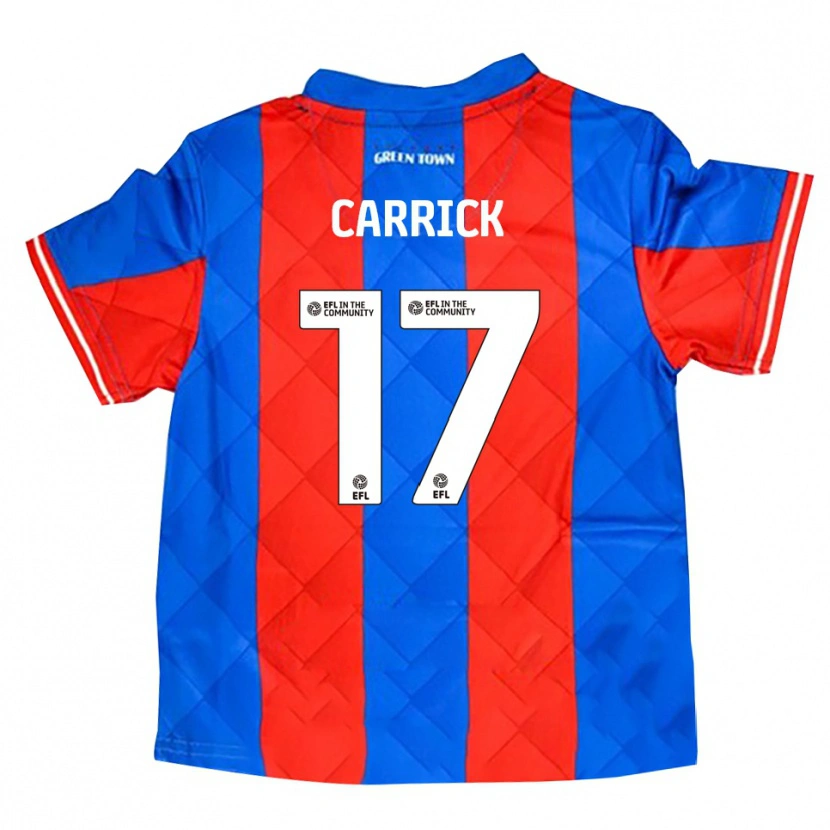 Danxen Kid Charlie Carrick #17 Blue Red White Away Jersey 2025/26 T-Shirt