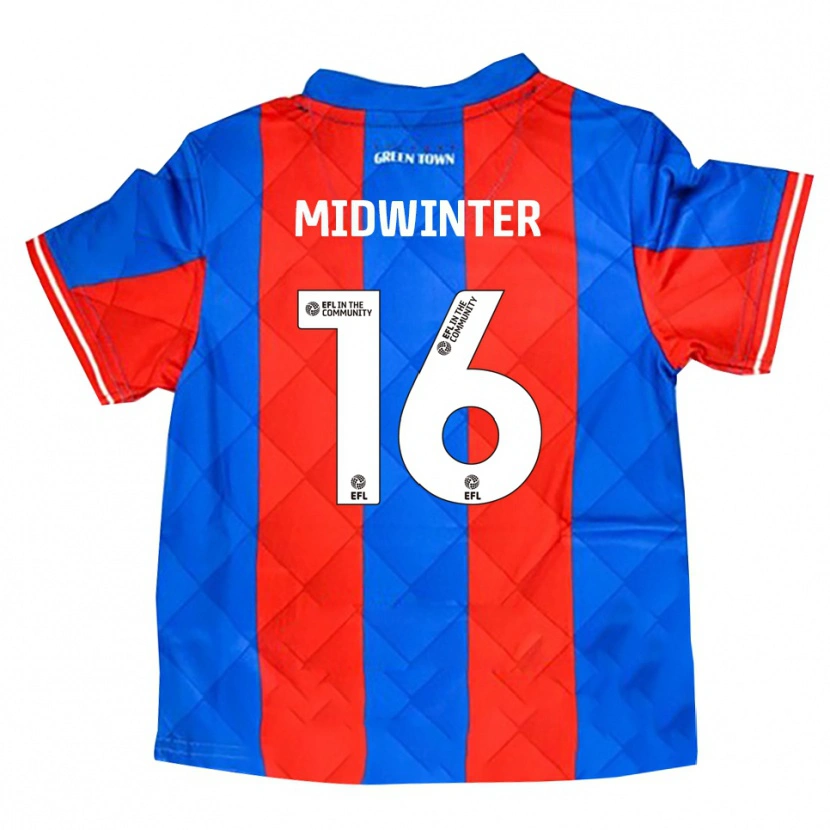 Danxen Kid Carlo Midwinter #16 Blue Red White Away Jersey 2025/26 T-Shirt